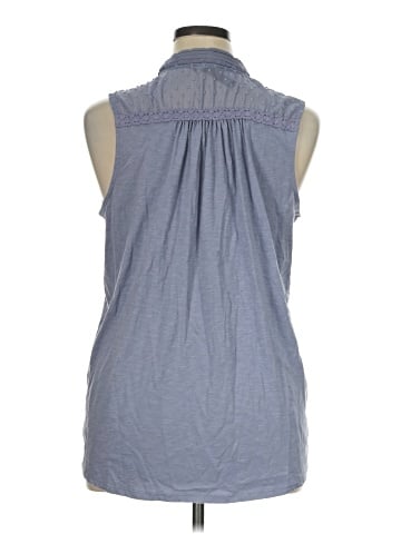 Bit & Bridle Sleeveless Button-Down Shirt (view 2)