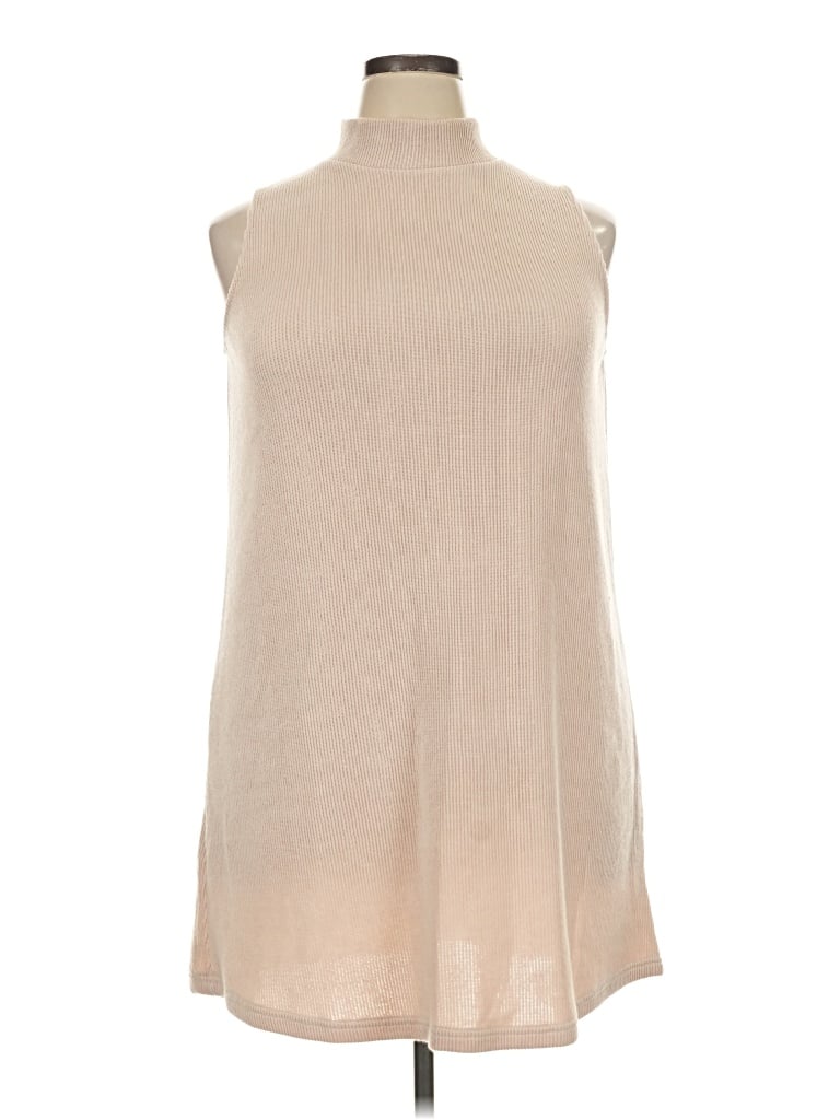 Pre-owned She + Sky Casual Dress In Tan