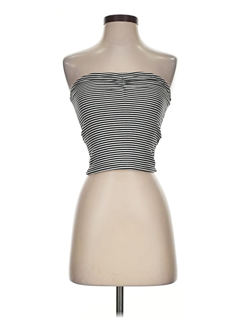 Pre-owned Full Tilt Tube Top Black Strapless Neckline Tops