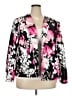 Kasper 100% Polyester Floral Pink Blazer Size 20 - photo 1