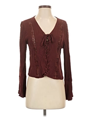Charlotte Russe Long Sleeve Blouse (view 1)