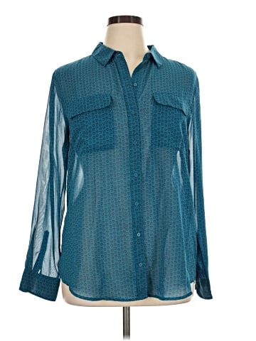 Banana Republic Factory Store Long Sleeve Blouse (view 1)