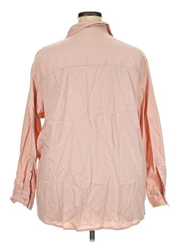 a.n.a. A New Approach 3/4 Sleeve Button-Down Shirt (view 2)