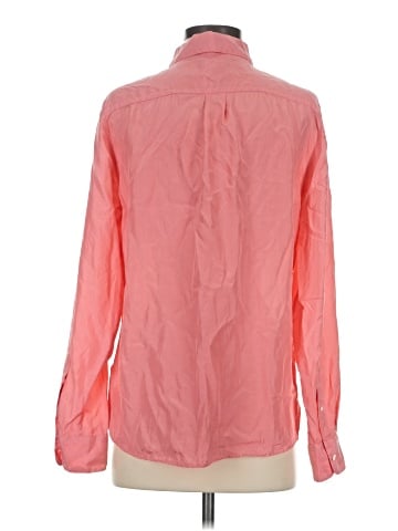 Lands' End Canvas Long Sleeve Silk Top (view 2)