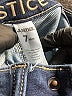 Justice Solid Blue Jeans Size 7 - photo 3