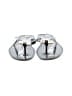 Coach Silver Flip Flops Size 8 - photo 2