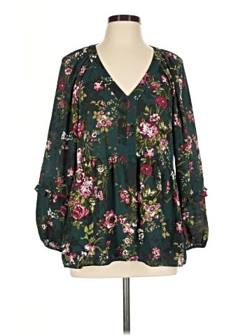 Counterparts 3/4 Sleeve Blouse (view 1)