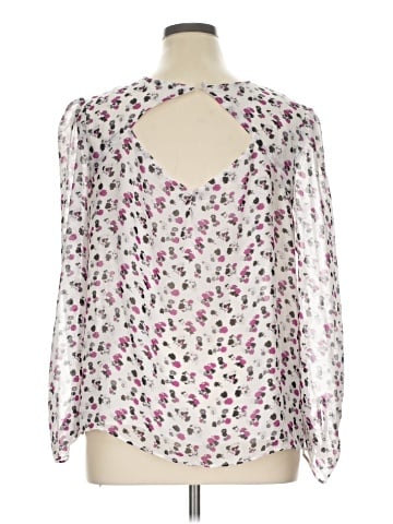 Eva Mendes by New York & Company Long Sleeve Blouse (view 2)