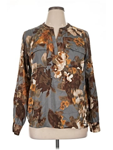 Simply Vera Vera Wang Long Sleeve Blouse (view 1)
