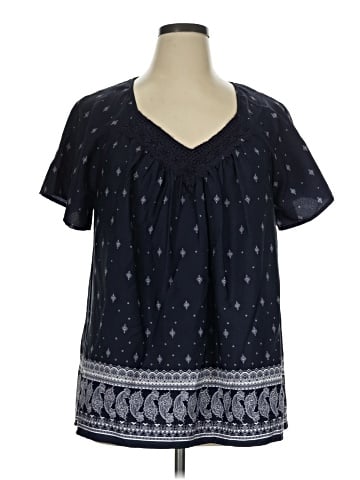 Rebecca Malone Short Sleeve Blouse (view 1)