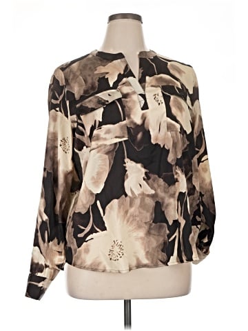 Simply Vera Vera Wang Long Sleeve Blouse (view 1)