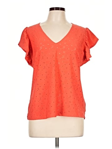 MICHAEL Michael Kors Short Sleeve Blouse (view 1)