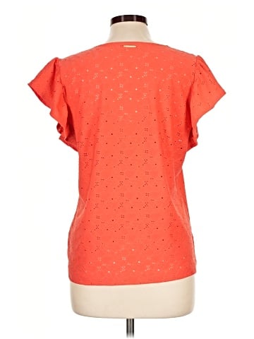 MICHAEL Michael Kors Short Sleeve Blouse (view 2)