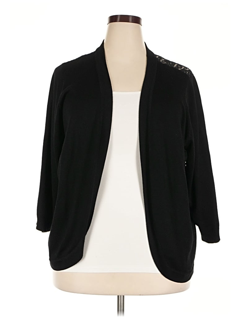 Pre-owned Avenue Cardigan Sweater In Black