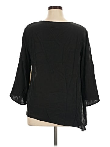 Neiman Marcus 3/4 Sleeve Silk Top (view 2)