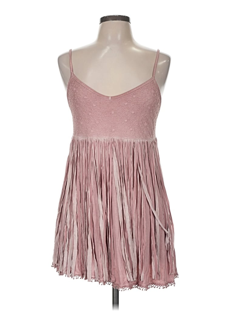 Pre-owned Pol Sleeveless Top Pink Halter Neckline Tops
