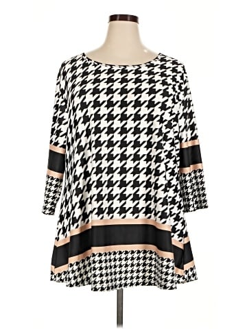 Lily by Firmiana 3/4 Sleeve Blouse (view 1)