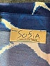 SOFIA Animal Print Blue 3/4 Sleeve Blouse Size XXL (estimated) - photo 7