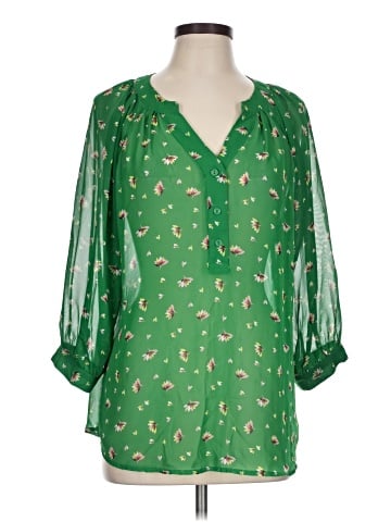 Olivia Moon 3/4 Sleeve Blouse (view 1)