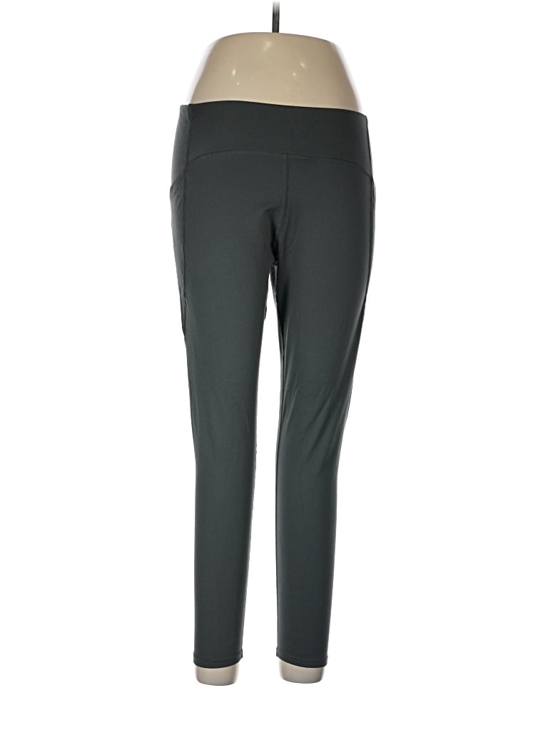 Pre-owned Active Pants In Gray