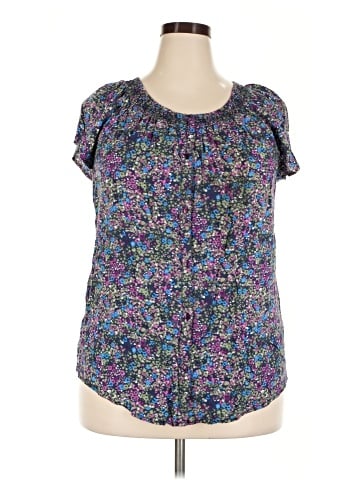 Faded Glory Short Sleeve Blouse (view 1)