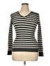 George Stripes Gray Pullover Sweater Size XL - photo 1