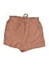 Shein 100% Cotton Solid Brown Shorts Size 2 - photo 1