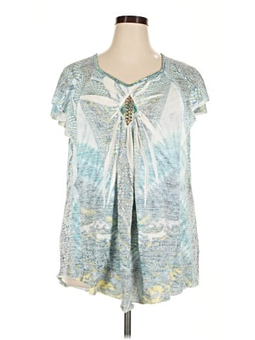 One World Short Sleeve Blouse (view 1)