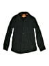 Tallia Polka Dots Black Long Sleeve Button-Down Shirt Size 8 - photo 1