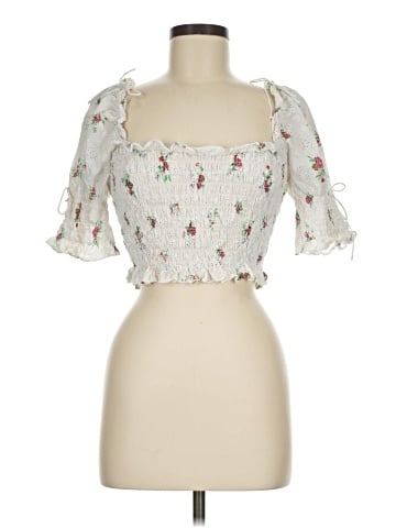 For Love & Lemons 3/4 Sleeve Blouse (view 1)