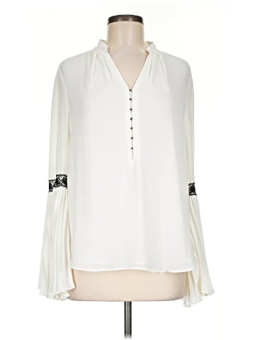 T Tahari Long Sleeve Polo (view 1)