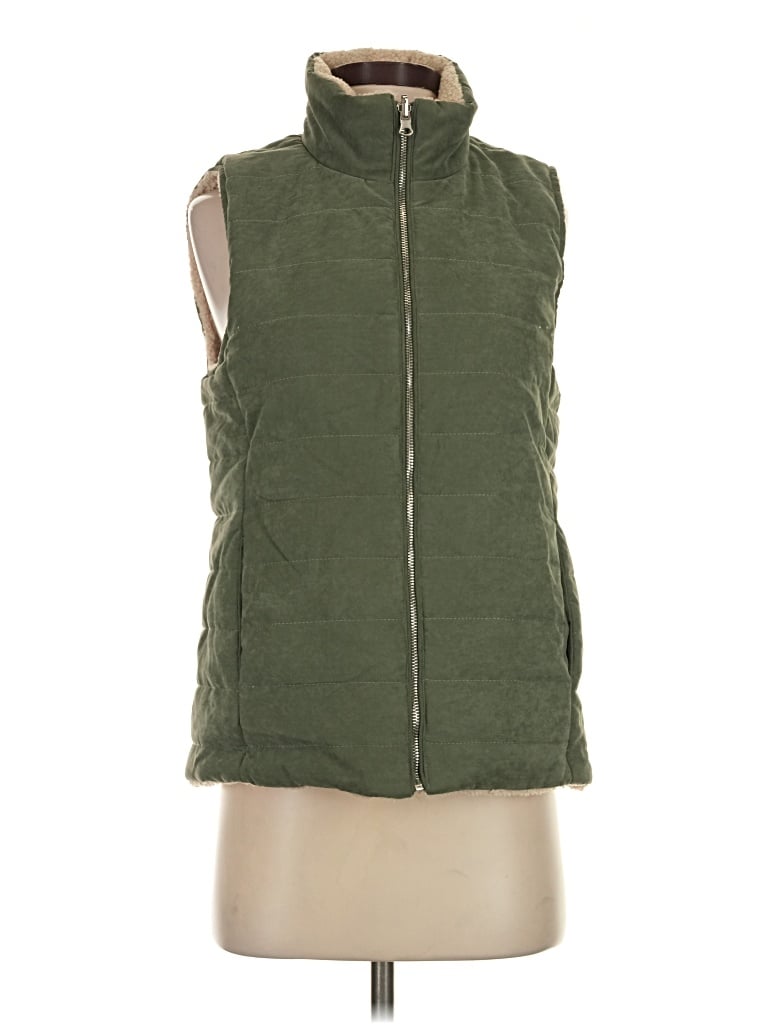 Pre-owned Entro Vest In Green