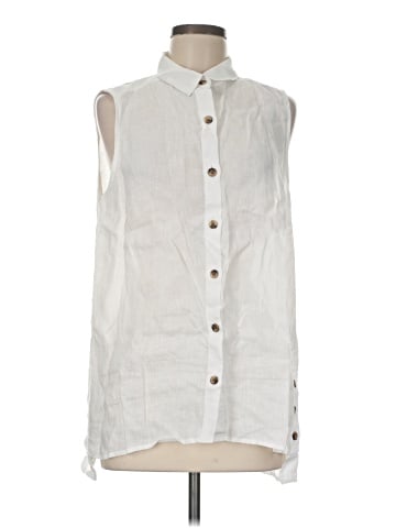 Jones New York Sleeveless Button-Down Shirt (view 1)