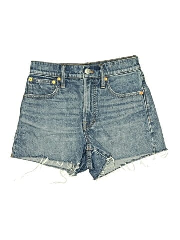 Madewell The Perfect Jean Short in Burnett Wash: TENCEL&trade; Lyocell Edition (view 1)