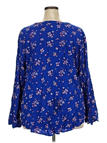 a.n.a. A New Approach Long Sleeve Blouse (view 2)