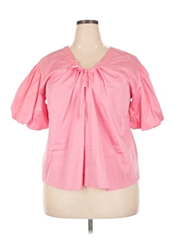 Elizabeth and James Short Sleeve Blouse (view 1)
