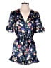Tularosa 100% Polyester Floral Blue Romper Size S - photo 1