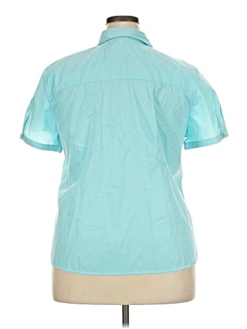 Basic Editions Short Sleeve Blouse (view 2)