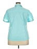 Basic Editions Teal Short Sleeve Blouse Size XXL - photo 2