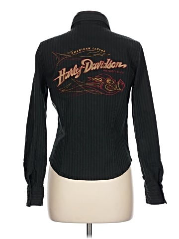 Harley Davidson Long Sleeve Button-Down Shirt (view 2)