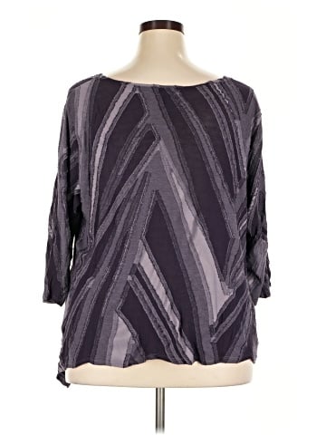 Simply Vera Vera Wang 3/4 Sleeve Blouse (view 2)