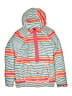 Roxy 100% Polyester Stripes Blue Jacket Size 14 - photo 1