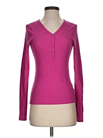 American Eagle Outfitters Long Sleeve Henley (view 1)
