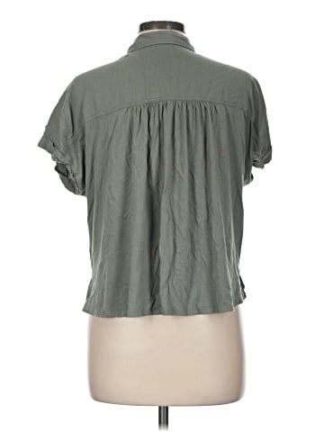 Splendid Short Sleeve Button-Down Shirt (view 2)