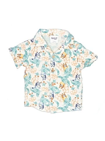 Bluey Short Sleeve Button-Down Shirt (view 1)