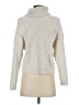 T Tahari 100% Polyester Solid Ivory Turtleneck Sweater Size S - photo 2