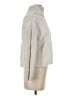T Tahari 100% Polyester Solid Ivory Turtleneck Sweater Size S - photo 4