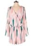 Decree 100% Polyester Print Pink Romper Size L - photo 1