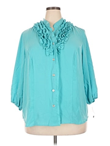 Laura Scott 3/4 Sleeve Blouse (view 1)