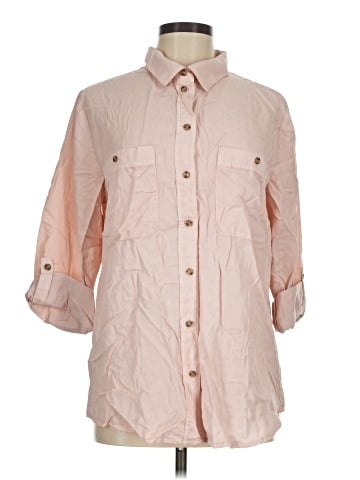 Sanctuary 3/4 Sleeve Button-Down Shirt (view 1)